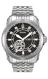 Bulova BVA-Series Automatic Bracelet Black Diamond Dial Men's Watch #96D103