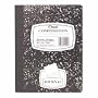 Composition Book, Special Ruled, 9 3/4"x7 1/2", Black Marble (MEA09920) Category: Ruled and Subject Notebooks