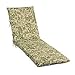 Knife-Edge Chaise Cushion - Bogota Green Print - Improvements