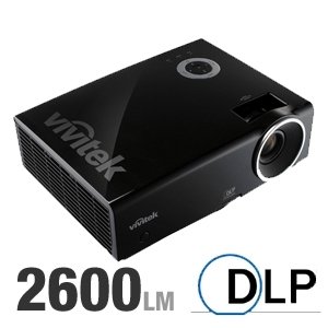 External hard drive:Vivitek D825MS 2600 Lumen SVGA DLP Projector