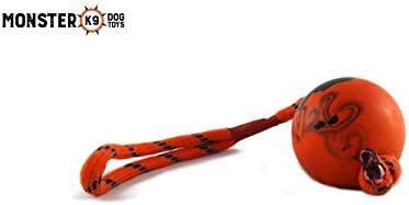 Lifetime Guarantee - Dog Ball Rope Toy - Rope chew toy for strong aggressive dogs