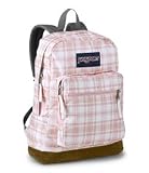 JanSport Right Pack Backpack in Pink Pig JS Tartan 2 TDN6