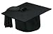 College Fashion - Velours bonnet doctoral (coiffes) plus élégamment cordon, noir