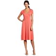 Red Dot Women's Cap Sleeve Tea Length Dress Best Buy