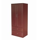 2 Door Wardrobe in Mahogany by Home Source