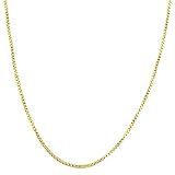 Essential 18 Karat Yellow Gold 18 Inch Venetian Box Chain Necklace