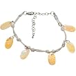 Adjustable Oval Mother of Pearl Ankle Bracelet