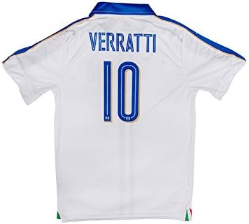New! - Italy Euro 2016 #10 Veratti Away Soccer Adult Fan Jersey - L -