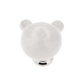 【ノーブランド品】引き出し　キャビネット　食器棚　ドア　セラミックノブ　プル　ハンドル　ノブ　取っ手 取手　ねじ付き　全７色選べる - ホワイト