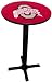Ohio State Buckeyes Pub Table with Black Commercial Base