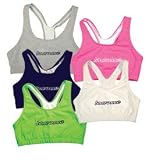 LACROSSE - RACERBACK SPORTS BRA - WITH STARS LOGO