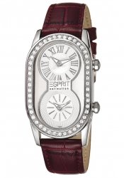 Esprit Damen-Armbanduhr Chronograph Leder EL101192F05