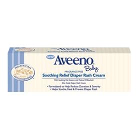 Aveeno Baby Diaper Rash Cream, Fragrance Free, 3.7-Ounce Tube