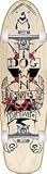Dogtown Dominate Complete Skateboard - 7.0x24 W/ Raw Trucks & White Wheels