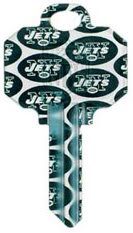 New York Jets Schlage SC1 House Key