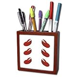CherylsArt Animals Lobster - Red Lobster Claws Painting - Tile Pen Holders-5 inch tile pen holder