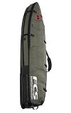 FCS Triple Wheelie Shortboard Surfboard Travel Bag in Alloy/Olive