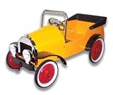 The Harry Car Yellow with Red Wheels Pedal Car