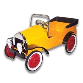 Click here to buy THE HARRY YELLOW PEDAL CAR - Nostalgic design, wonderful reproduction of the classic pedal... by HomeLifeShopping