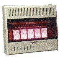 Kozy World KWN323 30 - 000-BTU Vent-Free Natural-Gas Infrared Wall Heater with Thermostat