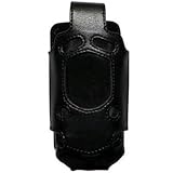 Verizon Black Leather Clip Case for Casio G-Zone Rock Cell Phone