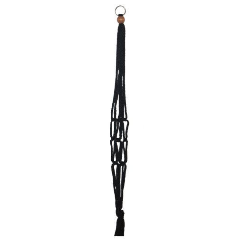 Primitive 2015 Macrame Plant Hanger, Black