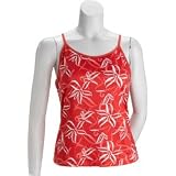 Bolle Tennis Full Bloom Print Strappy Tank (COLOR: Pink/White, SIZE:Large)