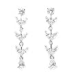 Sterling Silver CZ Fashion Earrings