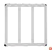 Leviton 47612-HBK Half Width Bracket-Abs