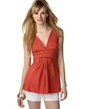 BCBG MAX AZRIA - BCBGMAXAZRIA Stretch Cotton Poplin Pleated Tank Top & Stretch-Cotton Sateen Short