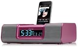 IHOME IP9PRC Clock Radio For Iphone and Ipod (Pink)