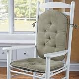 Ribbed Cord Rocking Chair Cushion, STONE