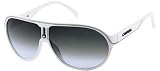 Carrera JOCKER BLANC MAT Lunettes de soleil ARGENT - JOCKER 7KL LF 65 09 130