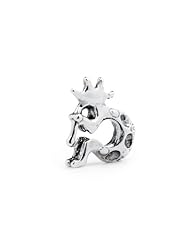 Novobeads Kokopelli Sterling Silver Charm Bead - Made in USA w imported materials - Fits all major bead bracelets
