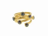 Black Diamond Skittle Ring by Gurhan