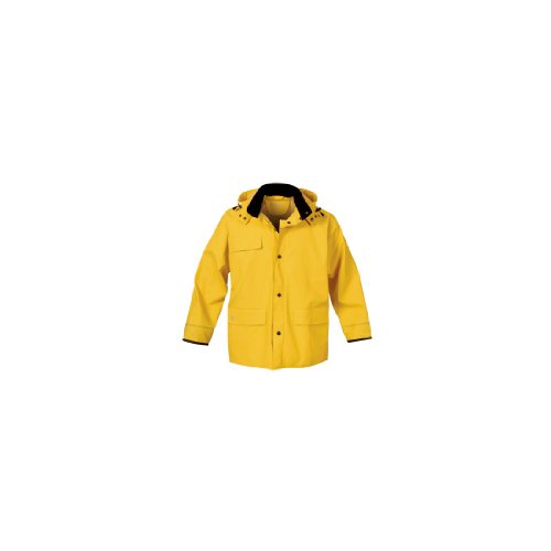 STORMTECH MEN'S WORKWEAR PVC RAIN JACKET >> 2XL,YELLOW