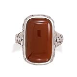 Oxidized Carnelian Ring