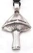 Magic Mushroom Psychedelic Hippy Pewter Pendant