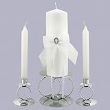 60th Anniversary Eternity Candle Set - Traditional Diamond Wedding Anniversary Gift