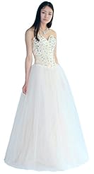 Corset   Waistline Crystal Crystals Taffeta/Tulle Prom Dress 