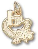 Philadelphia 76Ers I Heart Logo 1/2 Charm/Pendant