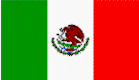 Mexico Flag 7.5 x 5cm Fridge Magnet