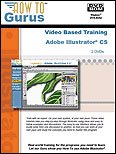 Adobe Illustrator CS Training on DVD. 14 Hours of Video in 180 Lessons on 1 DVD.