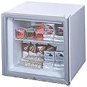 Summit: FS20LGL7 1.6 cu. ft. Upright Freezer with Manual Defrost, Front Lock, Glass Door and For Com