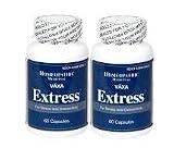 (2) VAXA EXTRESS Homeopathic Medicinal - Stress and Anxiety - 60 capsules in each bottle