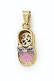 14K .01 CT Dia Pk Enam Baby Sh - GH16106