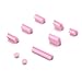 HDE 9-piece MacBook Pro/Air Anti-Dust Silicone Rubber Port Plugs (Hot Pink)