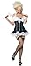 CLEARANCE Flirtatious French Lady Maid Petticoat Dress Costume for You! All new Style for this Year! (Stockings, Wig & Choker not included)