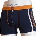 3er PACK marineblaue Remixx Retro Boxershorts sportiv. Baumwolle mit 5 % Elasthan. Gr&ouml;&szlig;en 5-8
