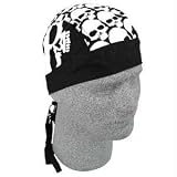 Flydanna Z525 Flydanna, 100% Cotton, Big White Skull Heads